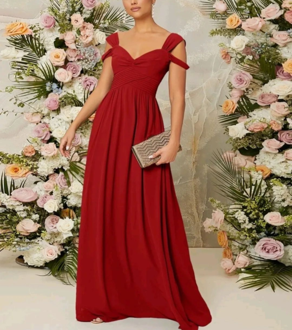 Vestido de Fiesta Rojo en Sueño