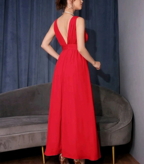 Vestido de Fiesta Rojo Intenso - Imagen 2
