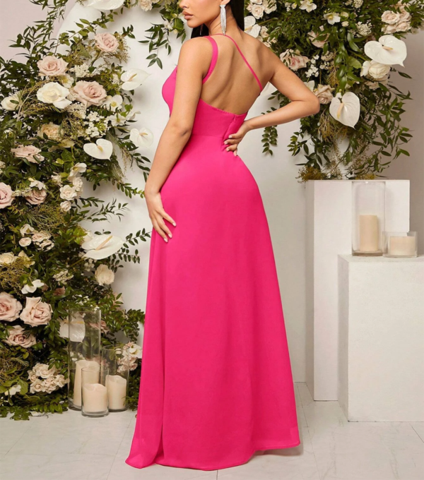 Vestido de Fiesta Rosa Fucsia - Imagen 2