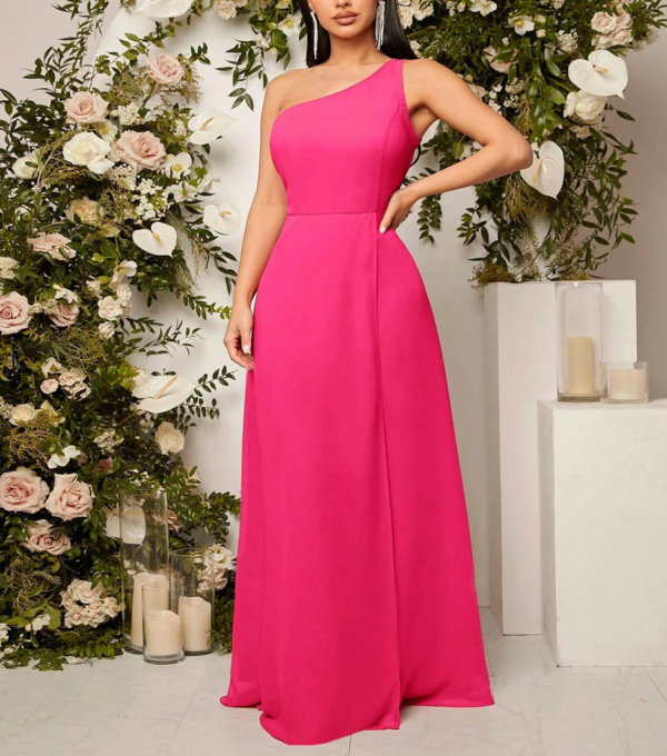 Vestido de Fiesta Rosa Fucsia