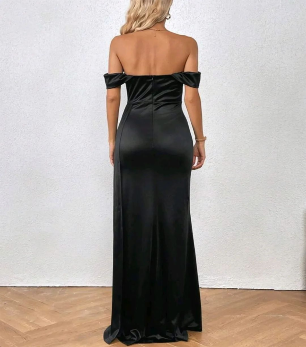 Vestido de Fiesta Negro Amado - Imagen 3