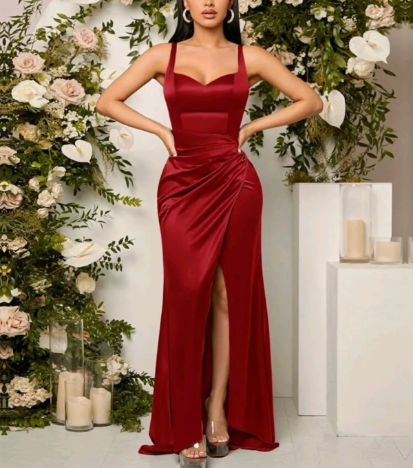 Vestido de Fiesta Largo Rojo