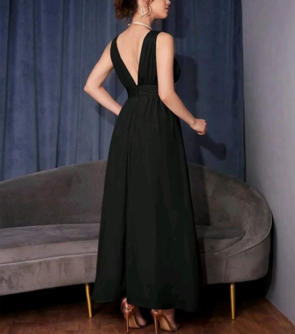 Vestido de Fiesta sin Manga Negro - Imagen 2